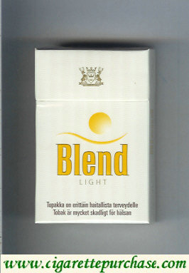 Blend Light cigarettes white sweden